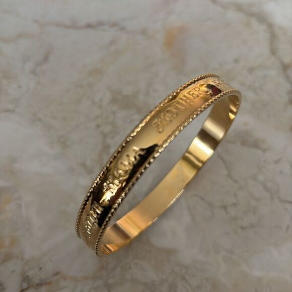 Mother Gift Set “Mother” Gold Tone Bangle & Castellbel Rose Scented Soap New - Picture 8 of 8